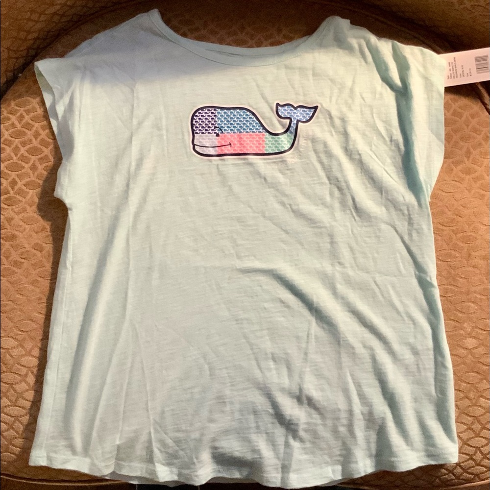 NWT Vineyard Vines girls’ t-shirt, sz M, short sle - Picture 3 of 6